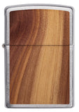 Zippo Woodchuck USA Cedar Brushed Chrome 29900