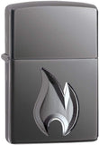 Zippo Flame Design Black Ice 29928