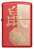 Zippo Year of The Rat Red Matte 29929