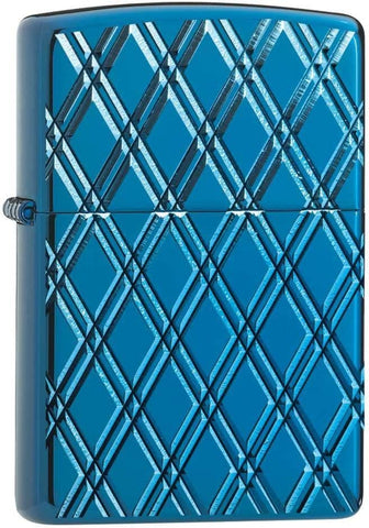 Zippo Armor High Polish Blue Diamonds 29964
