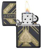 Zippo Ace of Spades Black Matte 29998