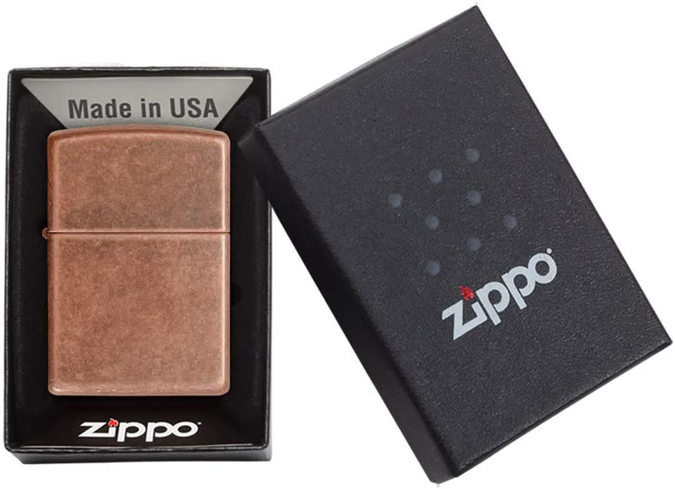 Zippo Antique Copper 301FB - Free Shipping - Real Guts Outdoor