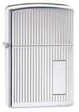 Zippo Engine Turned High Polish Chrome 350