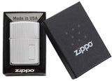 Zippo Engine Turned High Polish Chrome 350