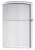 Zippo Engine Turned High Polish Chrome 350