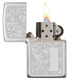 Zippo Venetian High Polish Chrome Lustre 352