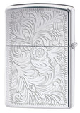 Zippo Venetian High Polish Chrome Lustre 352