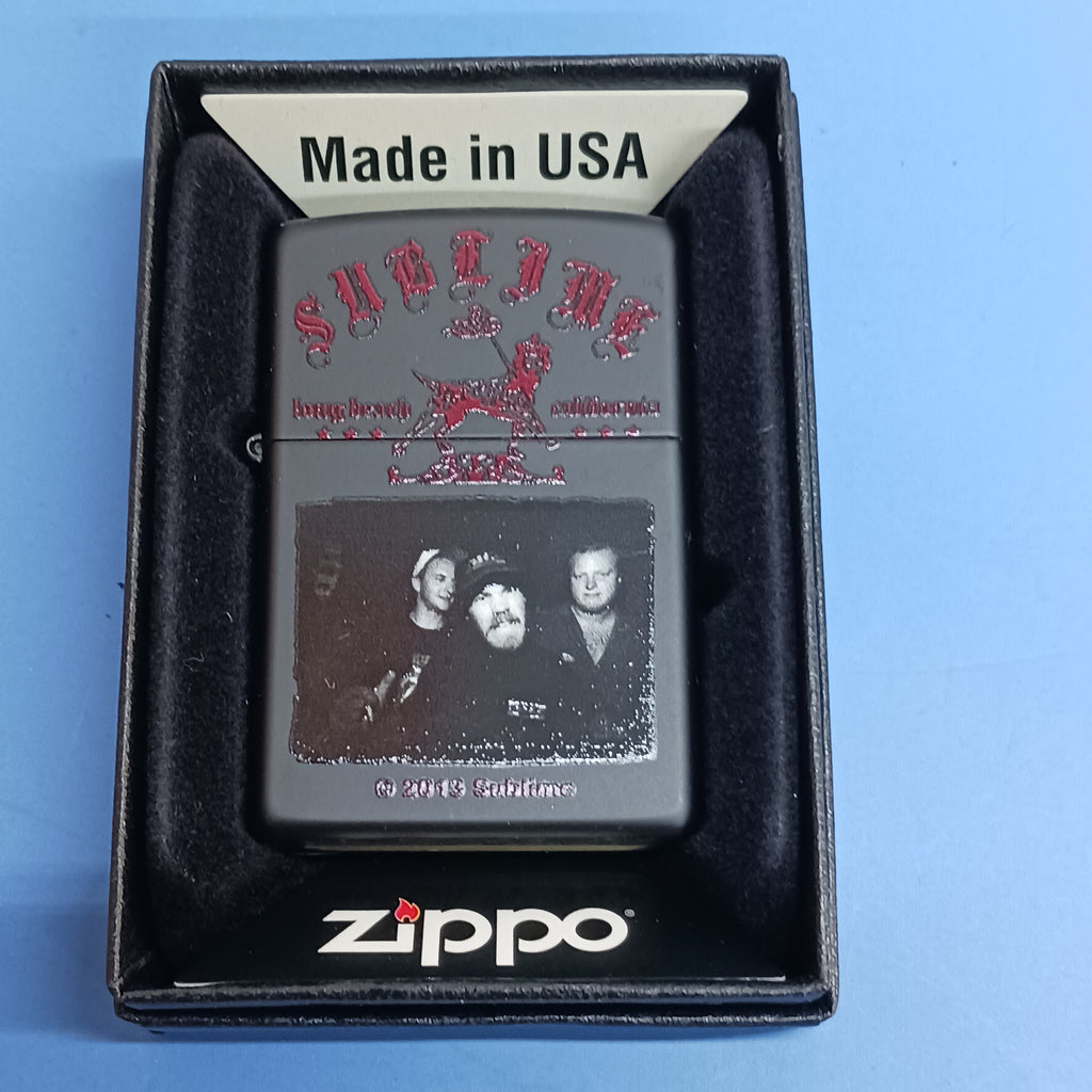 Zippo Sublime Black Matte 43883 – Real Guts Outdoor