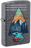 Zippo Mountain Design Iron Stone 46007