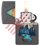 Zippo Mountain Design Iron Stone 46007