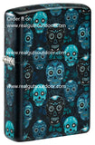 Zippo Sugar Skull Design Glow in the Dark 540 Color 46017