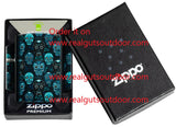 Zippo Sugar Skull Design Glow in the Dark 540 Color 46017