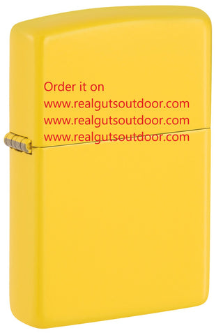 Zippo Classic Sunflower With golden finish 46019