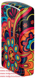 Zippo Flower Power Design bright and groovy 540 Color multicolor design 46128