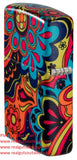 Zippo Flower Power Design bright and groovy 540 Color multicolor design 46128
