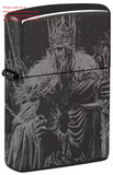 Zippo Skull King Design High Polish Black 46139