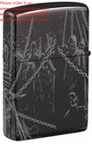 Zippo Skull King Design High Polish Black 46139