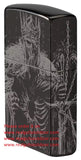 Zippo Skull King Design High Polish Black 46139