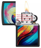 Zippo 2 in 1 per set Whole Heart Set Design Black Matte 46154