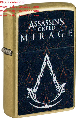 Zippo Assassin's Creed Mirage Design Street Brass 46157