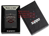 Zippo Buck Wear Eagle Design Black Matte 46158