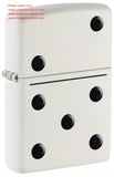 Zippo Domino Design White Matte 46159