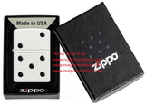 Zippo Domino Design White Matte 46159