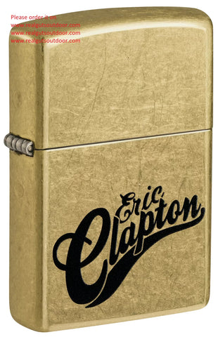 Zippo Eric Clapton Logo Street Brass 46162
