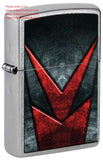 Zippo Metallic Pattern Design Street Chrome 46163
