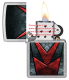 Zippo Metallic Pattern Design Street Chrome 46163