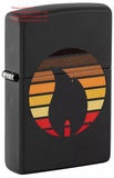 Zippo Colorblock Zippo Design Black Matte 46168