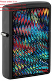 Zippo Paint Pour Design Color Image Black Matte 46169