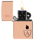 Zippo Limited Edition Solid Copper Case Armor Black Insert Up to 15000 pcs 46171
