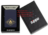 Zippo Campfire Theme Design Navy Matte 46174