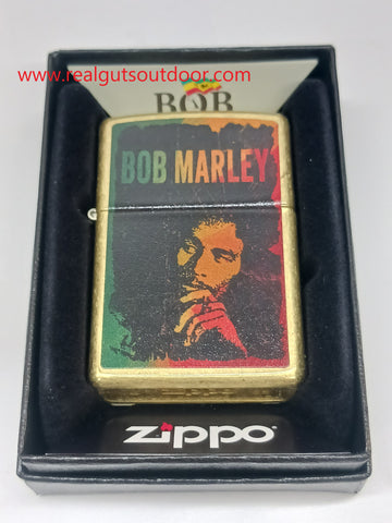 Zippo Bob Marley Street Brass Color Image 46997