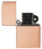 Zippo Solid Copper with Black Plated Insert 48107