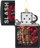 Zippo Slash Design Black Matte 48187