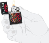 Zippo Slash Design Black Matte 48187