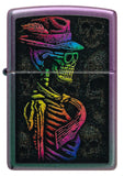 Zippo Colorful Skull Design Iridescent 48192