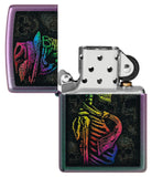 Zippo Colorful Skull Design Iridescent 48192