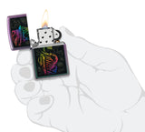 Zippo Colorful Skull Design Iridescent 48192