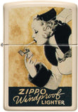 Zippo Windy Design Flat Sand 48198