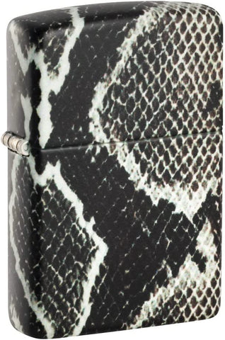 Zippo 540 Color Black Snake Skin Design 48231