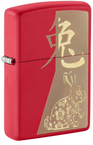 Zippo Year of The Rabbit Red Matte 48282