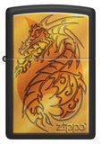 Zippo Flame and Dragon Black Matte 48364