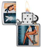 Zippo Playboy Playmate Brushed Chrome 48374