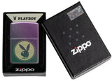 Zippo Playboy Engraved Rabbit Head Iridescent 48380