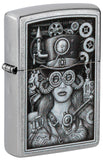 Zippo Steam Punk Woman Street Chrome 48387