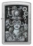 Zippo Steam Punk Woman Street Chrome 48387