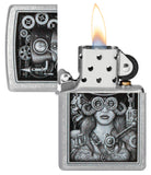 Zippo Steam Punk Woman Street Chrome 48387